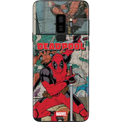 Marvel Deadpool Deadpool Collage Galaxy S9 Plus Skin