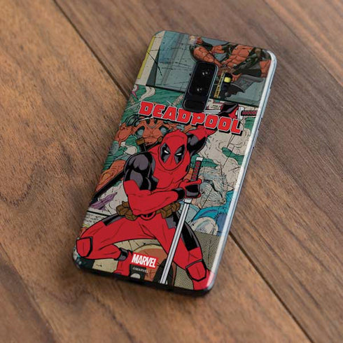 Marvel Deadpool Deadpool Collage Galaxy S9 Plus Skin