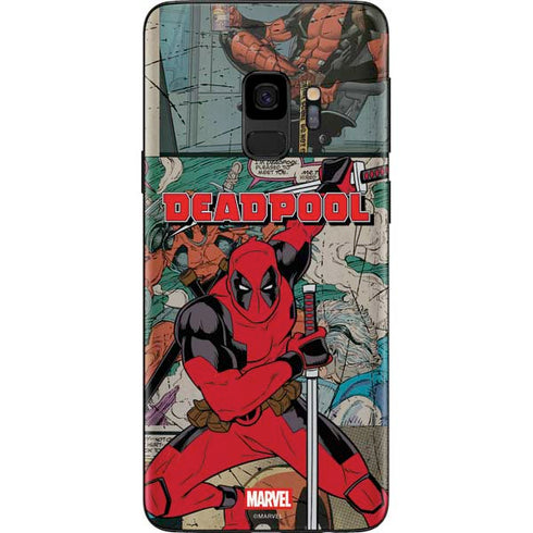 Marvel Deadpool Deadpool Collage Galaxy S9 Skin
