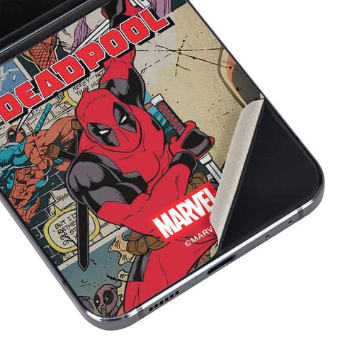Marvel Deadpool Deadpool Collage Galaxy Z Flip5 5G Skin