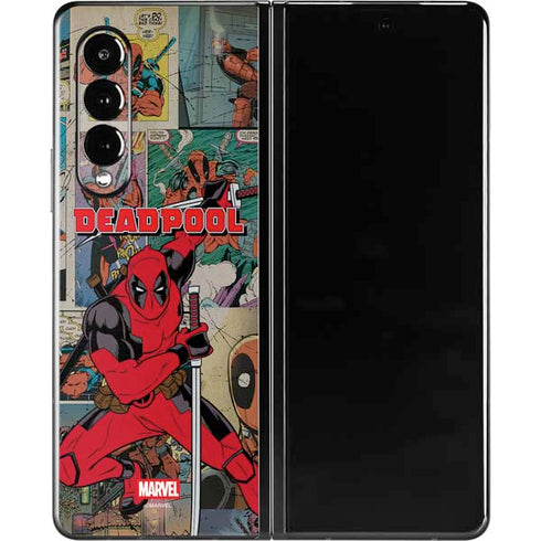 Marvel Deadpool Deadpool Collage Galaxy Z Fold3 5G Skin