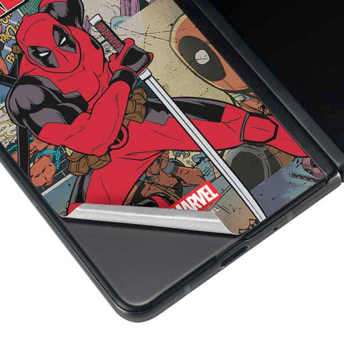 Marvel Deadpool Deadpool Collage Galaxy Z Fold3 5G Skin