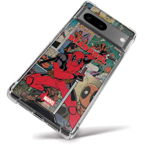Marvel Deadpool Deadpool Collage Google Pixel 8a Clear Case