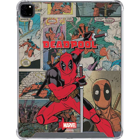 Marvel Deadpool Deadpool Collage iPad Pro 12.9in (2020) Clear Case