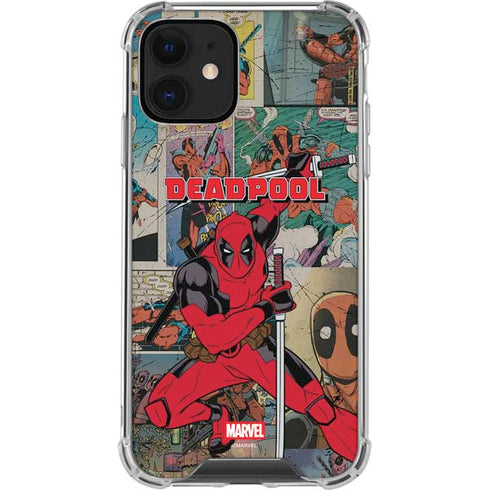 Marvel Deadpool Deadpool Collage iPhone 12 Clear Case