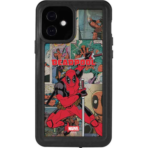 Marvel Deadpool Deadpool Collage iPhone 12 Waterproof Case