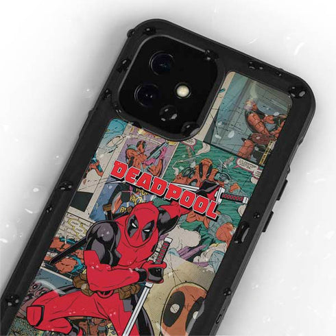 Marvel Deadpool Deadpool Collage iPhone 12 Waterproof Case