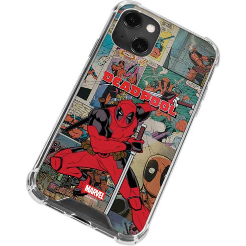 Marvel Deadpool Deadpool Collage iPhone 13 Mini Clear Case