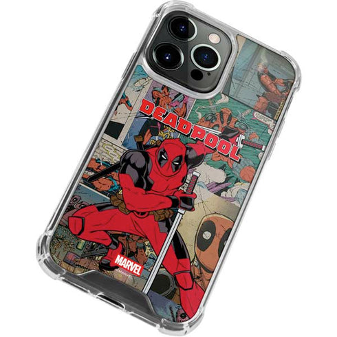 Marvel Deadpool Deadpool Collage iPhone 13 Pro Clear Case