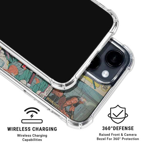 Marvel Deadpool Deadpool Collage iPhone 14 Clear Case