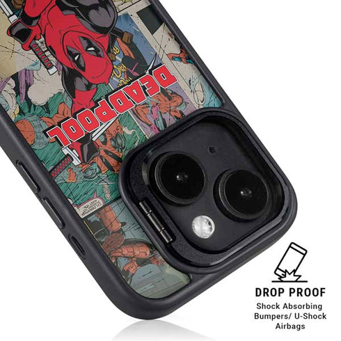 Marvel Deadpool Deadpool Collage iPhone 14 Kickstand Case