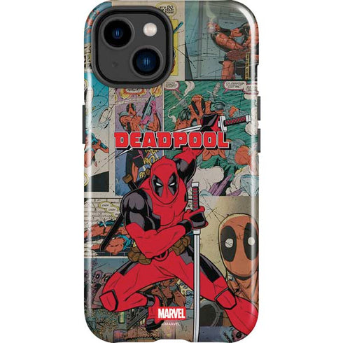 Marvel Deadpool Deadpool Collage iPhone 14 Plus Impact Case