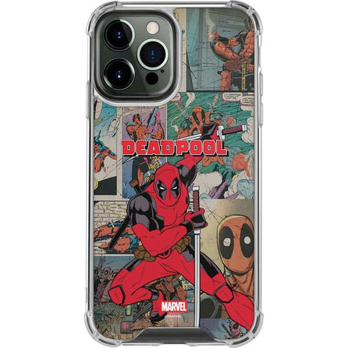 Marvel Deadpool Deadpool Collage iPhone 14 Pro Max Clear Case