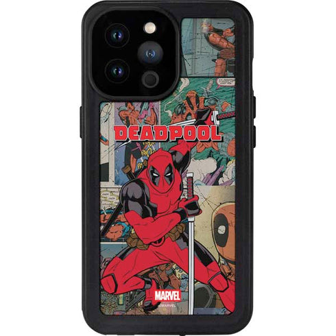 Marvel Deadpool Deadpool Collage iPhone 14 Pro Max Waterproof Case