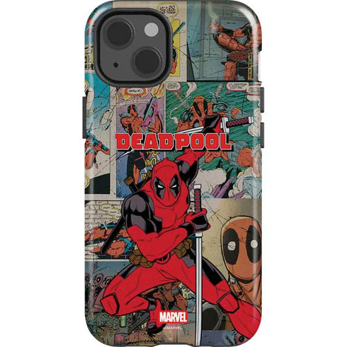 Marvel Deadpool Deadpool Collage iPhone 15 Plus Impact Case