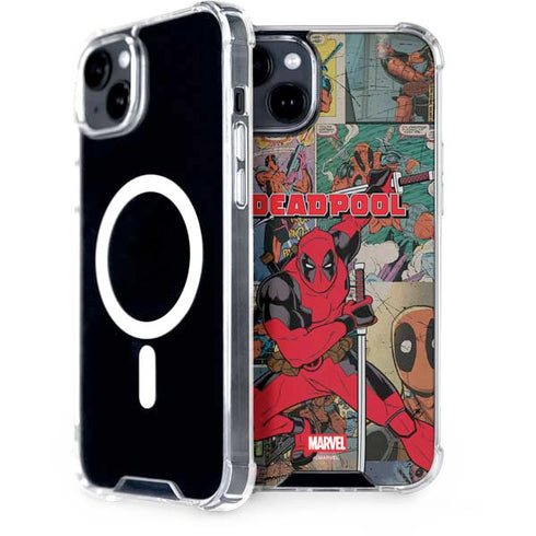 Marvel Deadpool Deadpool Collage iPhone 15 Plus MagSafe Case