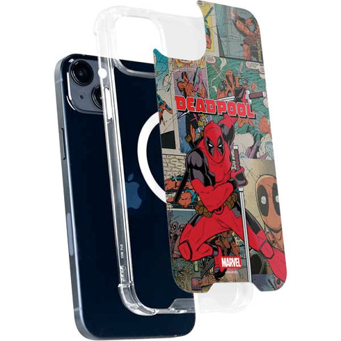 Marvel Deadpool Deadpool Collage iPhone 15 Plus MagSafe Case