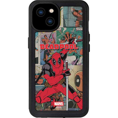 Marvel Deadpool Deadpool Collage iPhone 15 Plus Waterproof Case
