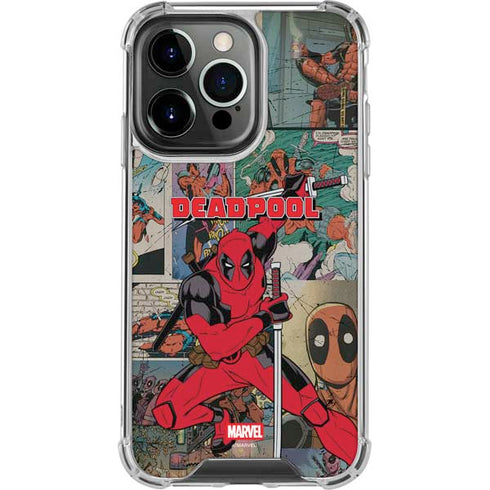 Marvel Deadpool Deadpool Collage iPhone 15 Pro Max Clear Case