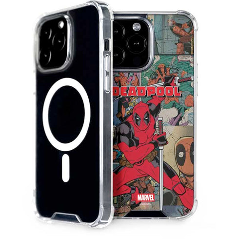 Marvel Deadpool Deadpool Collage iPhone 15 Pro Max MagSafe Case