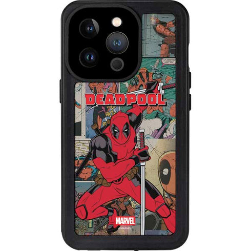 Marvel Deadpool Deadpool Collage iPhone 15 Pro Waterproof Case