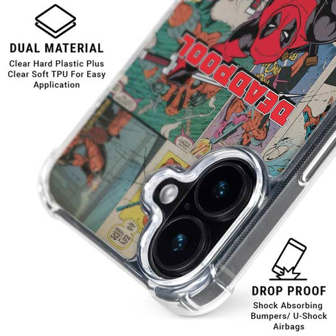 Marvel Deadpool Deadpool Collage iPhone 16 MagSafe Case