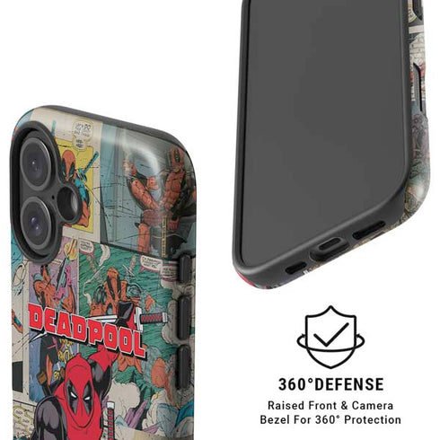 Marvel Deadpool Deadpool Collage iPhone 16 Magsafe Impact Case