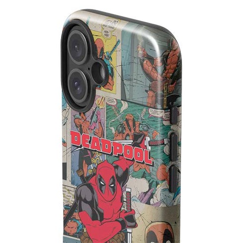 Marvel Deadpool Deadpool Collage iPhone 16 Plus Impact Case