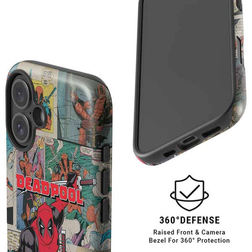 Marvel Deadpool Deadpool Collage iPhone 16 Plus Magsafe Impact Case