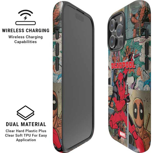 Marvel Deadpool Deadpool Collage iPhone 16 Pro Max Magsafe Impact Case