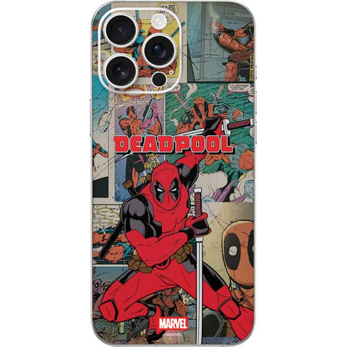Marvel Deadpool Deadpool Collage iPhone 16 Pro Max Skin