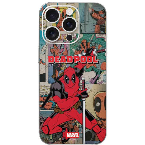 Marvel Deadpool Deadpool Collage iPhone 16 Pro Skin