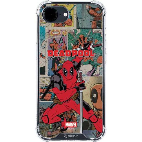 Marvel Deadpool Deadpool Collage iPhone 16e Clear Case