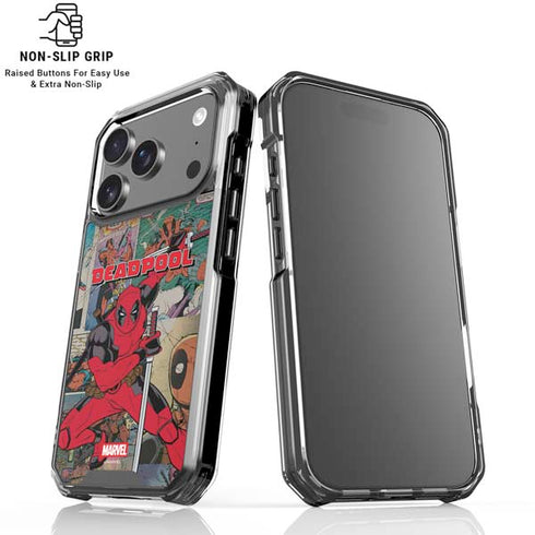 Marvel Deadpool Deadpool Collage iPhone 18 Pro Clear Case