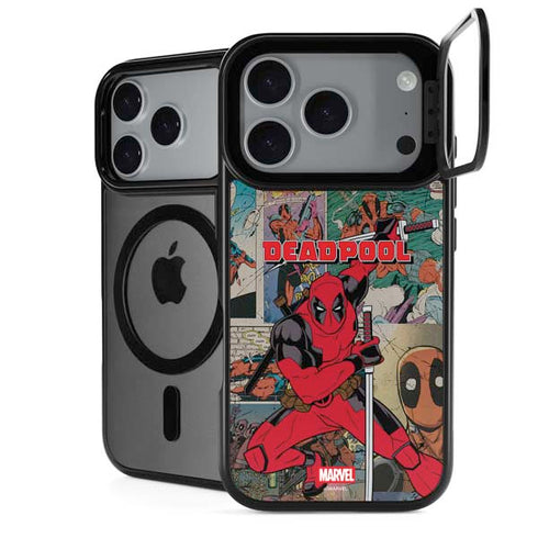 Marvel Deadpool Deadpool Collage iPhone 18 Pro Kickstand Case