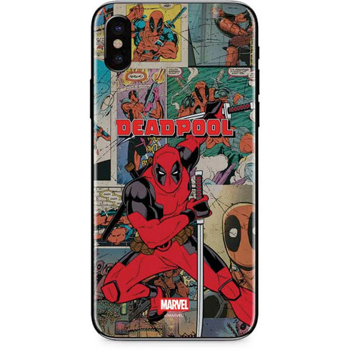 Marvel Deadpool Deadpool Collage iPhone XS Max Skin