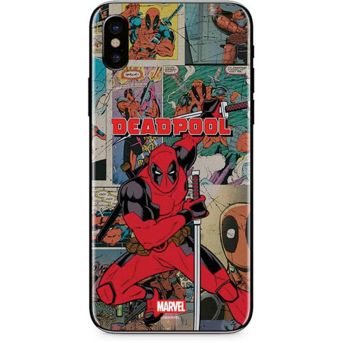 Marvel Deadpool Deadpool Collage iPhone XS Skin