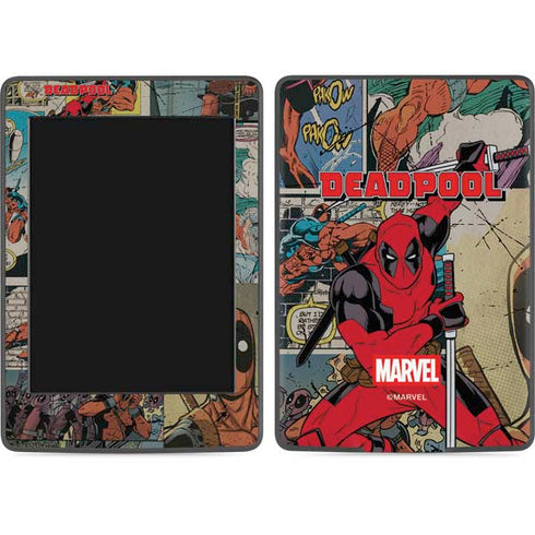Marvel Deadpool Deadpool Collage Amazon Kindle Skin