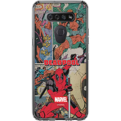 Marvel Deadpool Deadpool Collage LG K51/Q51 Clear Case