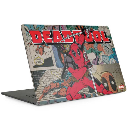 Marvel Deadpool Deadpool Collage MacBook Skins