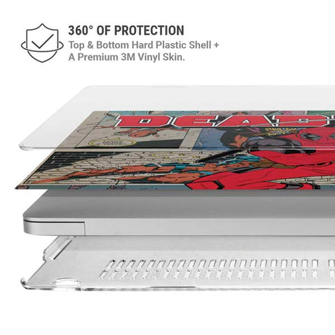 Marvel Deadpool Deadpool Collage MacBook Pro 16in (2021-25) Case plus Skin