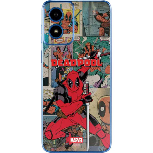 Marvel Deadpool Deadpool Collage Moto G Play 4G (2024) Skin
