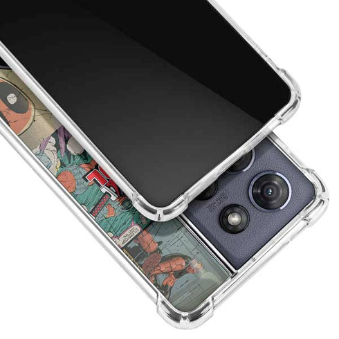 Marvel Deadpool Deadpool Collage Moto G Stylus 5G (2025) Clear Case