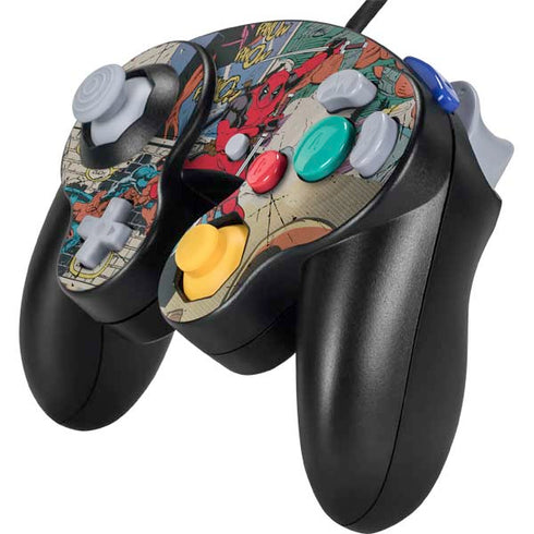 Marvel Deadpool Deadpool Collage Nintendo GameCube Controller Skin