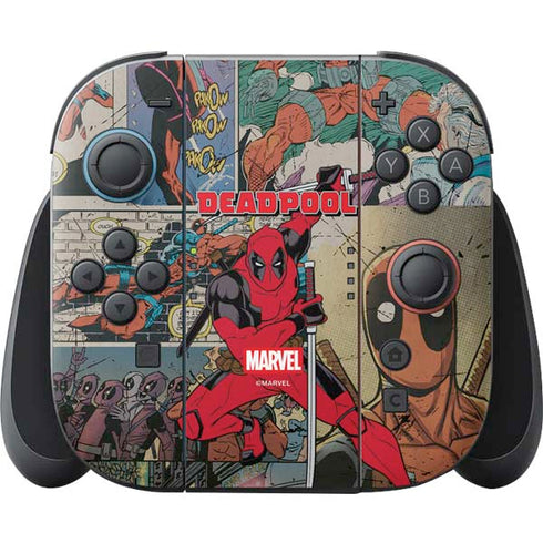 Marvel Deadpool Deadpool Collage Nintendo Switch 2 (2025) Joy-Con Controller Skin