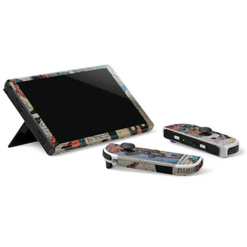Marvel Deadpool Deadpool Collage Nintendo Switch OLED (2021) Skin