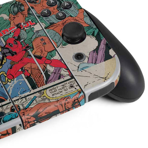 Marvel Deadpool Deadpool Collage Nintendo Switch OLED (2021) Skin
