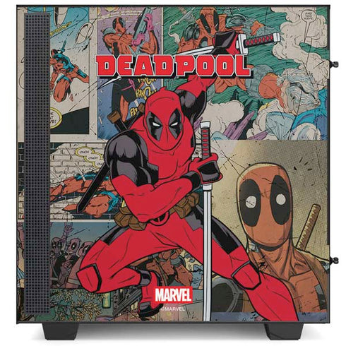 Marvel Deadpool Deadpool Collage NZXT H510 Compact ATX Mid-Tower Case Skin