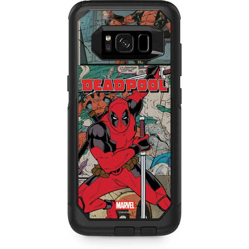 Marvel Deadpool Deadpool Collage Otterbox Commuter Galaxy Skin