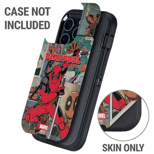 Marvel Deadpool Deadpool Collage Otterbox Defender iPhone Skin
